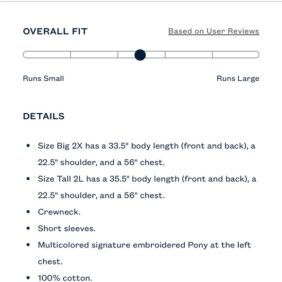 Polo by Ralph Lauren Men's Pink T-Shirt 2XLT Big & Tall New With Tags - Picture 8 of 8